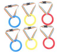 WRITWAA 12pcs Lost Leash Boys and Girls Safety Leash Detachable Walking Rope for Preschool Transition Group Walking Outdoor Plastic Ring Handles