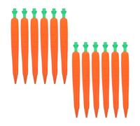 WRITWAA 12pcs Orange Carrot Mechanical Pencils for Boys, Lightweight Plastic School Supplies with Comfortable Grip, Creative Cartoon Style Writing Stationery for Home and Classroom