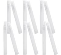 WRITWAA 12pcs Perfume Sample Holder Travel Spray Bottle Refillable 15ml Pp White Leak-proof Portable Atomiser for Water and Perfume Storage, Easy to Carry in Backpack