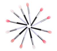 WRITWAA 12pcs Silicone Lip Brush Makeup Lipstick Brush Soft Plastic Applicator Comfortable Use Easy to Use Mixed Colors for Professional Beauty Salon and Home Random Color