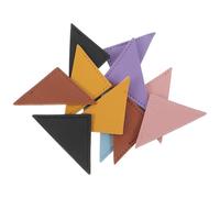 WRITWAA 12pcs Triangular Pu Leather Bookmarks for Reading Enthusiasts and Students, Spacesaving and Easy to Clean Corner Page Markers, Stylish and Cute Book Accessories for Random Color