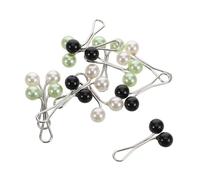 WRITWAA 12PCS U Shaped Pearl Scarf Clips for Women Decorative Silk and Neck Scarf Brooches Compact and Gentle Hold Accessories for Headscarves and Shawls Versatile Fashion Pins