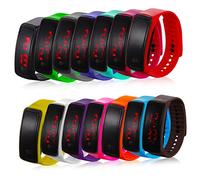 WRITWAA 14pcs Boys and Girls Led Digital Watches Silicone Wristbands for Boys and Girls for Birthdays Day and Parties