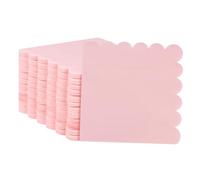 WRITWAA 150 Pcs Light Pink Disposable Scalloped Napkins Soft Paper Dinner Napkins for Wedding Birthday Shower and Party Supplies Convenient Multi Occasion Use
