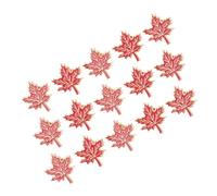 WRITWAA 15PCS Canadian Maple Leaf Lapel Pins Drip Oil Coated Metal Brooches Elegant Autumn Jewelry Accessories for Women Dresses Backpacks Bags Thanksgiving Canada Day Celebration