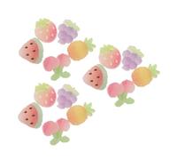 WRITWAA 15pcs Detachable Fruit Shoe Clips Sneakers Decorations Removable DIY Shoe Accessories with Cute Grape Pineapple Strawberry Watermelon Cherry for Parties Outdoors