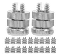 WRITWAA 15Pcs Electric Fence Wire Connectors Clamps: Split Bolt Joint Clamp Wire Connector - High Conductivity Line Splice Clip for Farm, Garden, Livestock Fencing