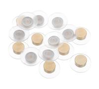 WRITWAA 15pcs Golden Brass Rotating Swivel Base 10x18mm for DIY Crafts