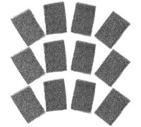 WRITWAA 16pcs Black Makeup Stipple Sponge 4x6x1cm for Halloween Scar and Body Paint Effects, Special Makeup Supply for Face and Costume Art