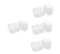 WRITWAA 16pcs Cosmetic Lens Case Storage Box for Contacts Lens Holder Travel Organizer Inserter Tool Kit for Girls Eyewear Accessories and Makeup Storage