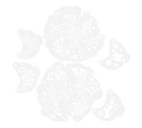 WRITWAA 16pcs Creative Face Painting Stencils Reusable Plastic Hollow Art Patterns Templates for Walls Fabrics DIY Crafts Washable and Decorative Painting Tools