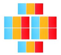 WRITWAA 18pcs Clay Craft Mats Plastic Pottery Art Pad for Writing and Modeling Reusable Plastic Craft Boards for Painting Sculpting and Group Activities in Preschool and Art Parties