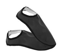 WRITWAA 1pair Breathable Hair Salon Shoe Covers Large Elastic Protective Cloth Shoe Protectors for Hairdressers Anti-hair Breakage in Dark Gray