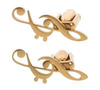 WRITWAA 1pair Minimalist Music Note Cufflinks for Men Stylish and Lightweight Accessories for Weddings and Business Events