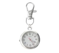 WRITWAA 1pc Casual Pocket Watch Nurse Watch Clip On Watch Portable Nursing Pocket Watch Delicate Hanging Watch Nurse Fob Watch, Silver, 7.20X3.00X0.80CM, centimeter