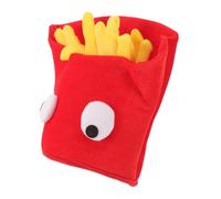 WRITWAA 1pc Funny French Fries Hat Unique Halloween Costume Party Accessory for Adults Boys and Girls Unisex for Festive Events and Photo Props Easy to Clean