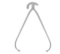 WRITWAA 1Pc Medical Pelvic Gauge Accurate Outside Check Ruler for Pregnant Women Portable Measuring Tool with Durable Scale for Internal Measurements Silver