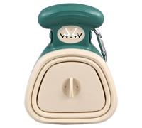WRITWAA 1pc Portable Foldable Dog Feces Picker Green Pet Waste Scooper Eco-friendly Poop Shovel for Outdoor Use Puppy Travel Pooper Scoop Tool