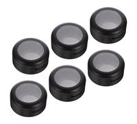 WRITWAA 1set Empty Eyeshadow Boxes Single Color Makeup Palette Containers for Travel Durable and Lightweight for Daily Use and Practical Makeup Lovers 6pcs