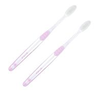 WRITWAA 1set Maternal Toothbrush for Pregnant Women Gentle Bristles for Gum Care Comfortable Grip Plaque Removal for Oral Hygiene During Pregnancy 2pcs
