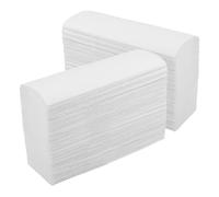 WRITWAA 2 Pack White Paper Towels with High Absorbency and Tear Resistance, Large Capacity Commercial Hand Towels for Hotel Restroom and Public Restrooms Use
