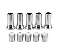 WRITWAA 2 Sets Rubber Clip-on Valve Stem Caps Tr414ac Tire Valves Stem Sleeves and Caps for Car Wheels Anti-theft Suitable for Car Tyres and Tpms Sensors