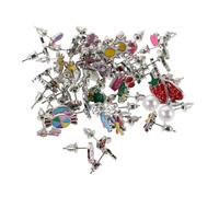 WRITWAA 20 Pairs Fruit and Heart Earrings Lightweight Cartoon Jewelry for Women Teens Casual and Formal Outfits Versatile Comfortable Accessories