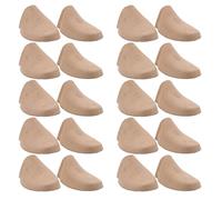 WRITWAA 20 Pairs Paper Pulp Shoe Trees for Men Women Size 38-40 - Bulk Pack Shoe Shaper Inserts for Boots Sneakers and Golf Mules Toe Box Guard