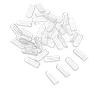 WRITWAA 20 Pairs Soft Silicone Glasses Nose Pads Push-In Cushions for Metal and Plastic Frames Non-Slip Eyewear Nose Bridge Pads Comfortable Replacement for Glasses Repair