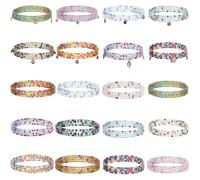 WRITWAA 20 Pcs Waist Beads Chains for Women, Elegant Beaded Body Chains with Easy to Put and Take off Design, for Party and Other Occasions, Fashion Accessories Highlighting the Body