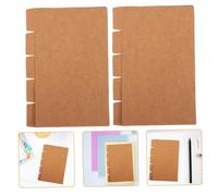 WRITWAA 20 Sets Oxford Paper Binder Dividers Kraft Index Cards with Writable Tabs Professional Storage Guide Cards for Study Office Organization