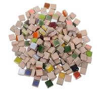 WRITWAA 200g Ceramic Mosaic Tiles for DIY Projects, Square Porcelain Micro Tiles Wear-Resistant and Easy to Clean Features, for Walls and Home Decor Art Crafts
