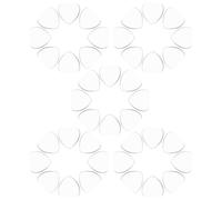 WRITWAA 200pcs Glass Heart Dome Cabochons 12mm Glass Cabochons for Pendant Making with Versatile Crafting Use and Easy to Install, for Craft Projects and Earrings