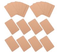 WRITWAA 200Pcs Kraft Paper Small Blank Study Flash Cards 9X5.4Cm for Learning Office School Note Taking and Birthday Message Tags