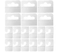 WRITWAA 200pcs Self-Adhesive Plastic Hooks and Hanging Tabs Set for Retail Pegboard Display Sticker Hooks for Hanging Lightweight Items 27x42mm 45x35mm Tabs