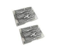 WRITWAA 200pcs U Shaped Hair Clips Transparent Box Silver Bobby Pins for Women Stylish Hair Accessories for Bun and Updo Safe Material for Everyday Use