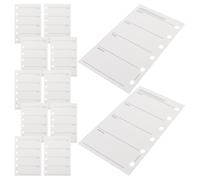 WRITWAA 200pcs Weekly Planner Refill Paper A7 Size for 6 Ring Binder with 6-hole Punched 120gsm Paper, Portable and Flexible Creativity Inserts for Journaling and Sketches