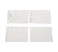 WRITWAA 200PcsLoose Leaf Punched Refills A7: 6 Hole Planner Pages for Binder - Undated Daily Weekly Monthly Planner Inserts to Do List Refill for Scheduling Planning, 200 Sheet/400 Page
