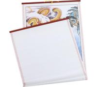 WRITWAA 2024 Traditional Chinese Calendar Scroll Wall Hanging Year The Dragon Decorative Calendar with Scenic Artwork Chinese Zodiac Wall