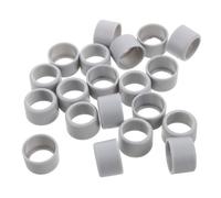 WRITWAA 20pcs 22mm to 19mm Plastic Tube Sleeve, Wheelchair Walker Glide Bushing, Replacement Tube Adapter for Mobility Walking Aid Equipment