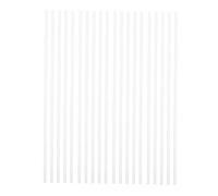 WRITWAA 20pcs Clear Acrylic Rods Polymer Clay Sticks for Handmade Figurines Miniature Art DIY Crafts Cake Support Dowels for Wedding Decorations