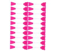 WRITWAA 20pcs Dual-ended Bear Shape Silicone Face Mask Brush for Skincare Soft Silicone Bristles and Smooth Applicator for Gentle Cleansing and Even Facial Mask Application for Household