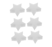 WRITWAA 20pcs Five-Pointed White Oil Absorbing Filter Sponges Made of Sponge Material for Spa Water and Hot Tub, Efficient Pool and Bathtub Filtering and Maintenance Reduction