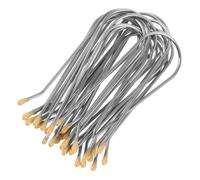 WRITWAA 20pcs Hair Roller Clips U-shaped Metal Clips for Hot Rollers Perm Rod Clamp Holders for Home Barber Hair Styling Tools