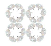 WRITWAA 20pcs Household Thumb Tacks Multi-function Decorative Resin Push Pins Easy to Use for World Map Marking and Hand-painted Kindergarten