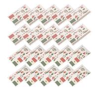 WRITWAA 20Pcs Mexican Flag Temporary Waterproof Independence Day Body Decorations Face Stickers for Mexico Independence Party and Football Matches