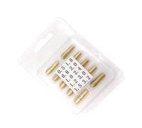 WRITWAA 20pcs Mm Brass Rotary Tool Collet Self-Tightening Micro Drill Chuck for Pin Vises and Rotary Tools, Suitable for Light Wood Board Punching in Hardware and Home Use