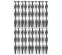 WRITWAA 20pcs Plastic Loose Leaf Binder Rings Round Hole for Reports and Work, Sturdy Bookbinding Supplies Resistant to Bending or Breaking, for Students and Teachers in Office