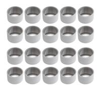 WRITWAA 20pcs Plastic Tube Bushing Sleeve for Wheelchair and Walking Frame Accessories, 22mm to 19mm Adapter, Non-Slip Textured Surface, Round Shape, Plastic Material, Enhances Comfort