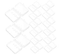 WRITWAA 20pcs Straw Base Toothbrush Head Covers Travel Toothbrush Holders Soft Caps for Easy Cleaning